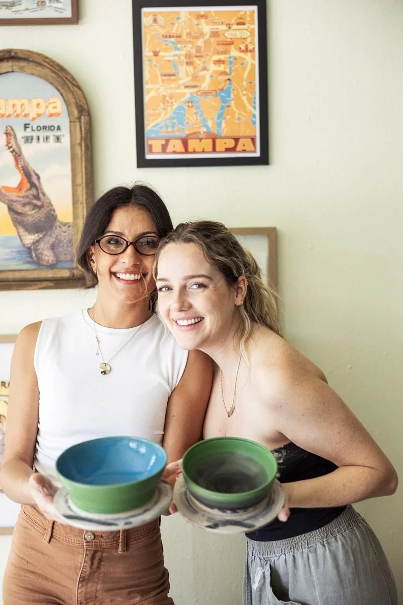 friends smiling after their class